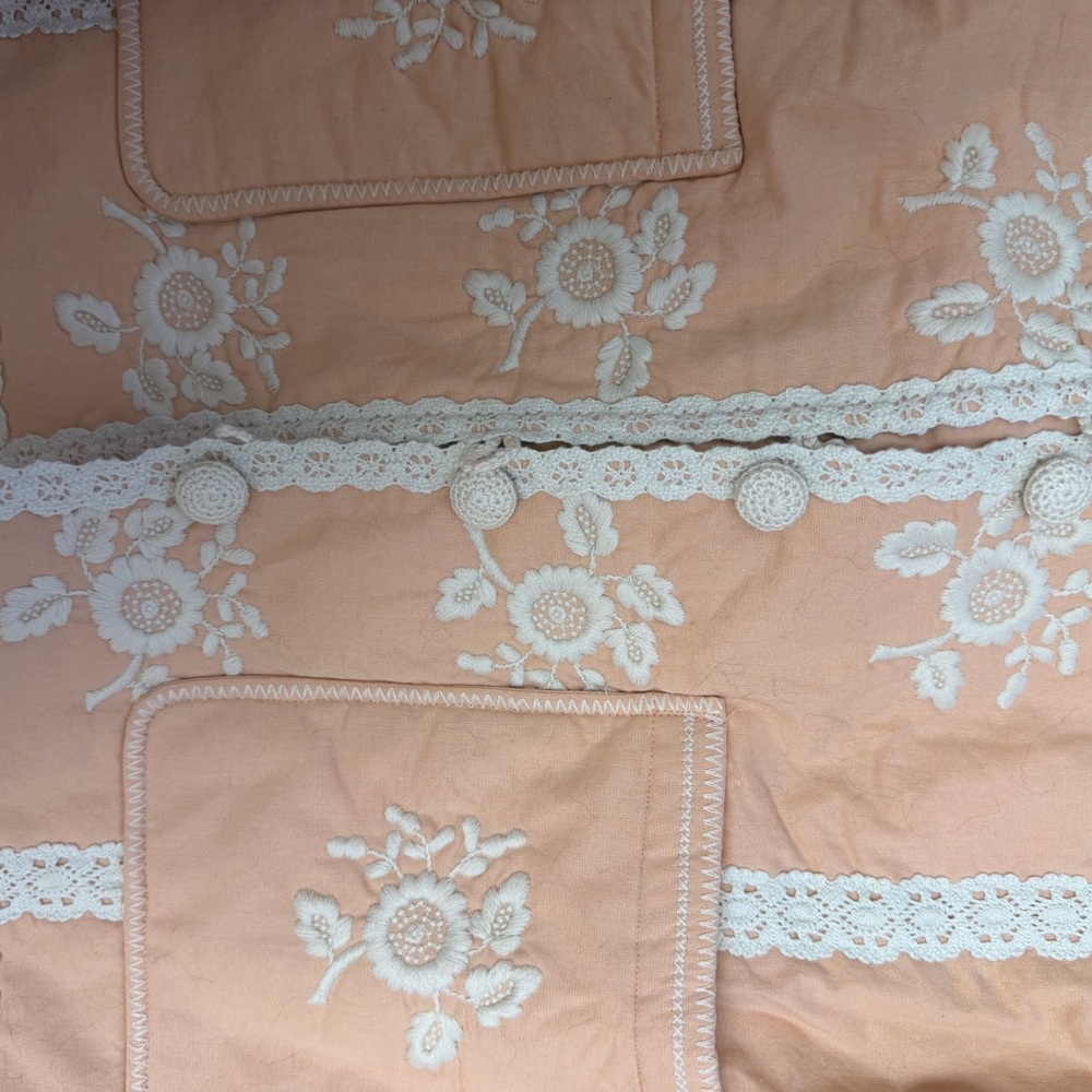 Sezane x Sea New York Dakota Peach Embroidered Lace-Trim Jacket - Picture 7 of 9